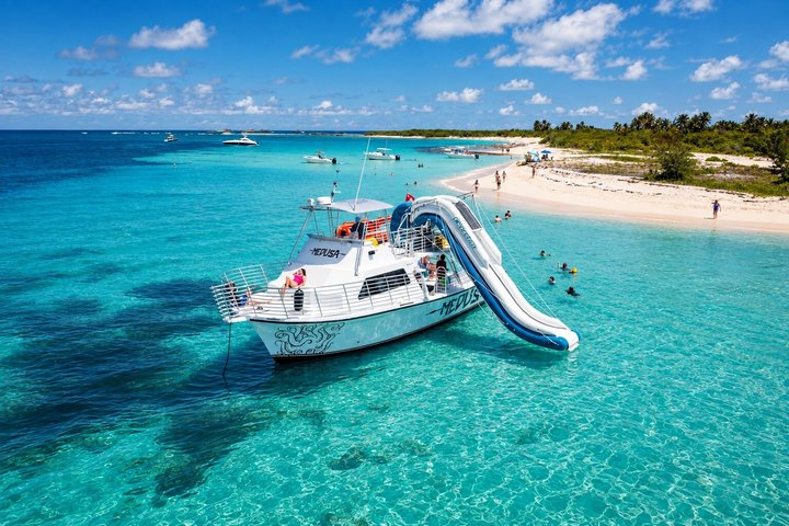 Icacos or Vieques All-Inclusive Snorkel & Waterslide Boat Tour - Photo 1 of 21